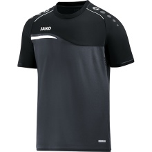 JAKO Sport-Tshirt Competition 2.0 anthrazit/schwarz Herren